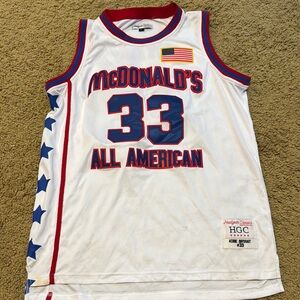 McDonald's All American White Basketball Jersey #33 Kobe Bryant size large